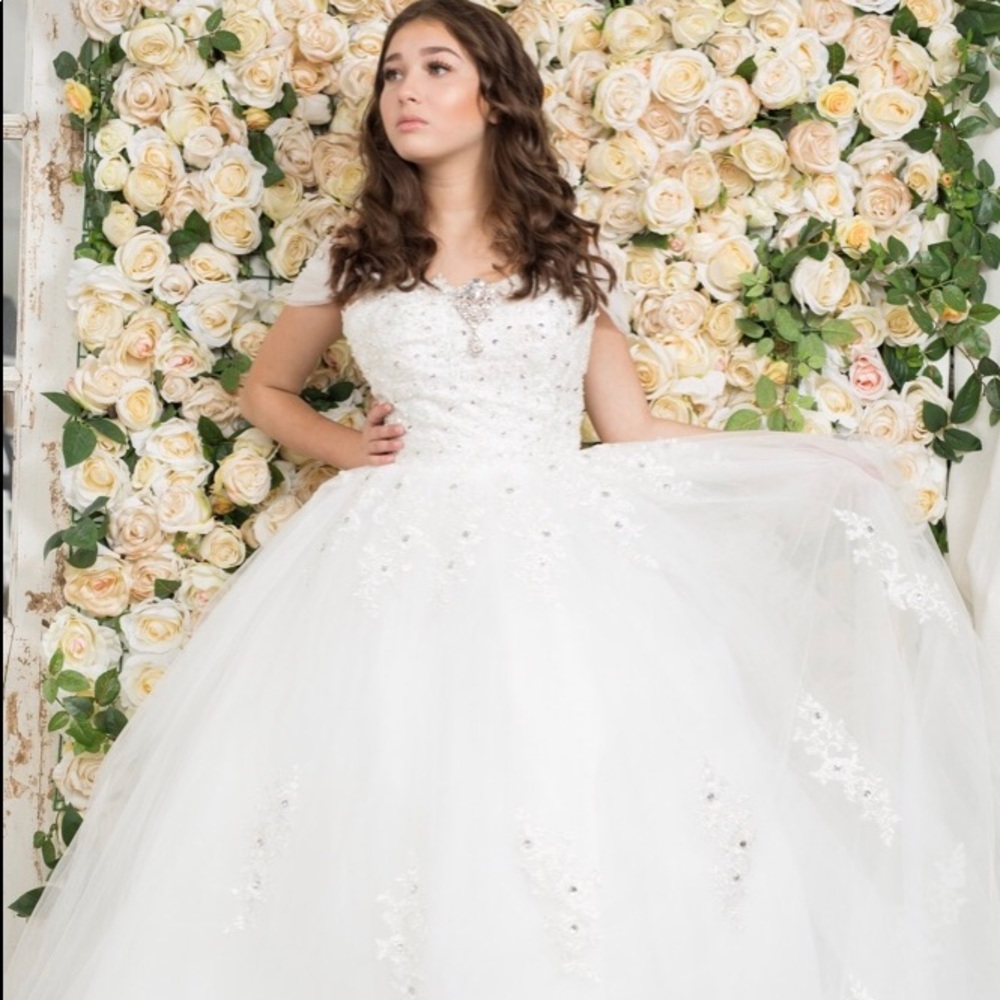 Size adult small wedding dress